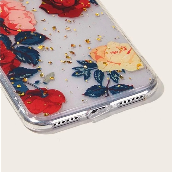 NWT! Transparent Floral Pattern iPhone X case. - Picture 3 of 3